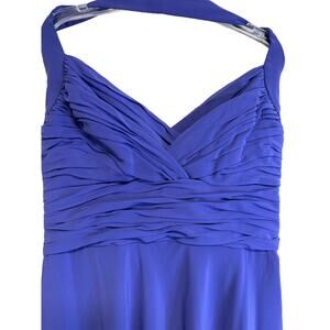 Ralph‎ Lauren Blue Halter Formal Dress Size 10